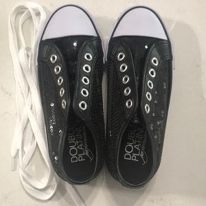 Double Platinum dance shoes